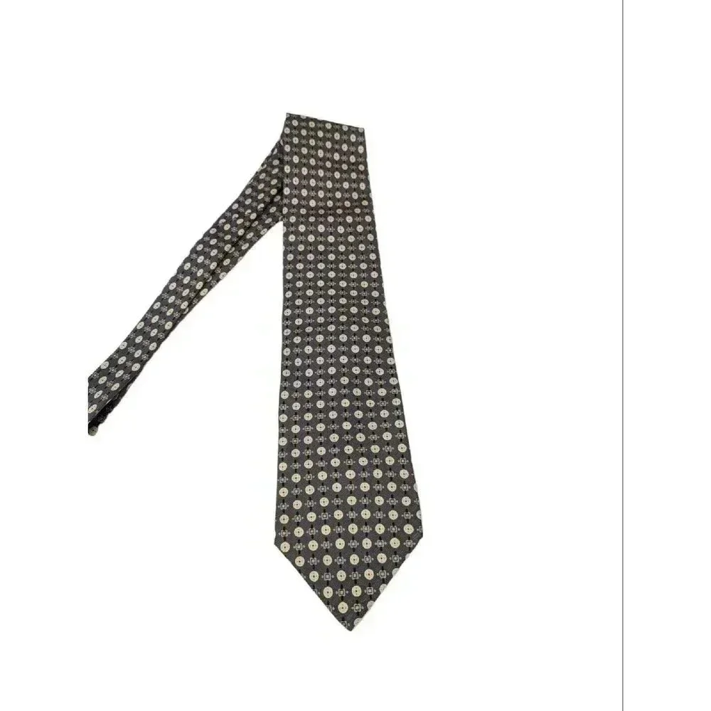 Christian Dior Monsieur Geometric Silk Necktie‎ Green Purple Tie